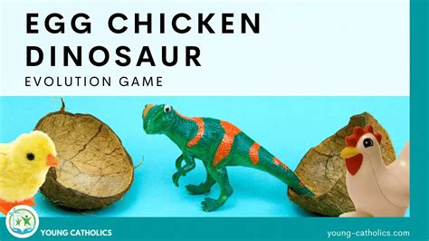 Evolution (Egg, Chicken, Dinosaur) .